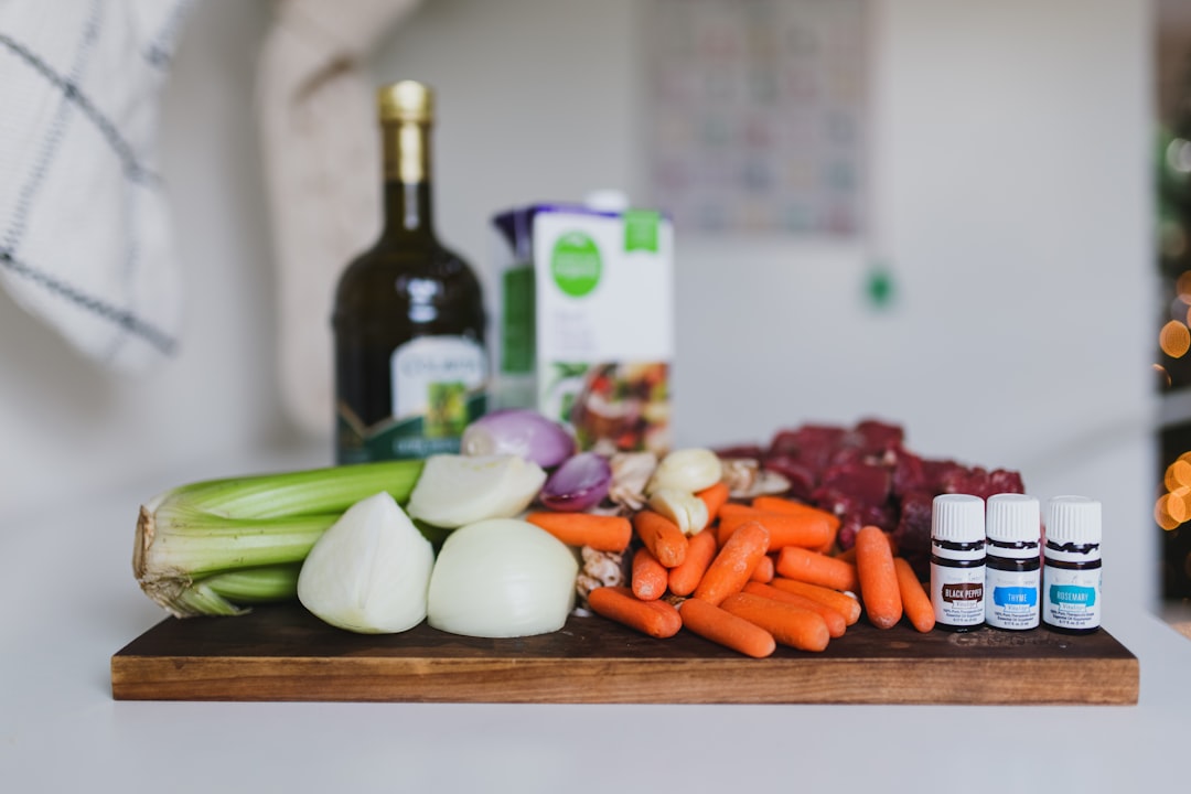 Photo Chopped vegetables