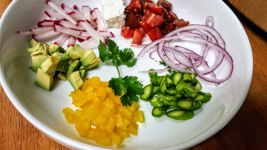 Photo Vegetables for garnishing