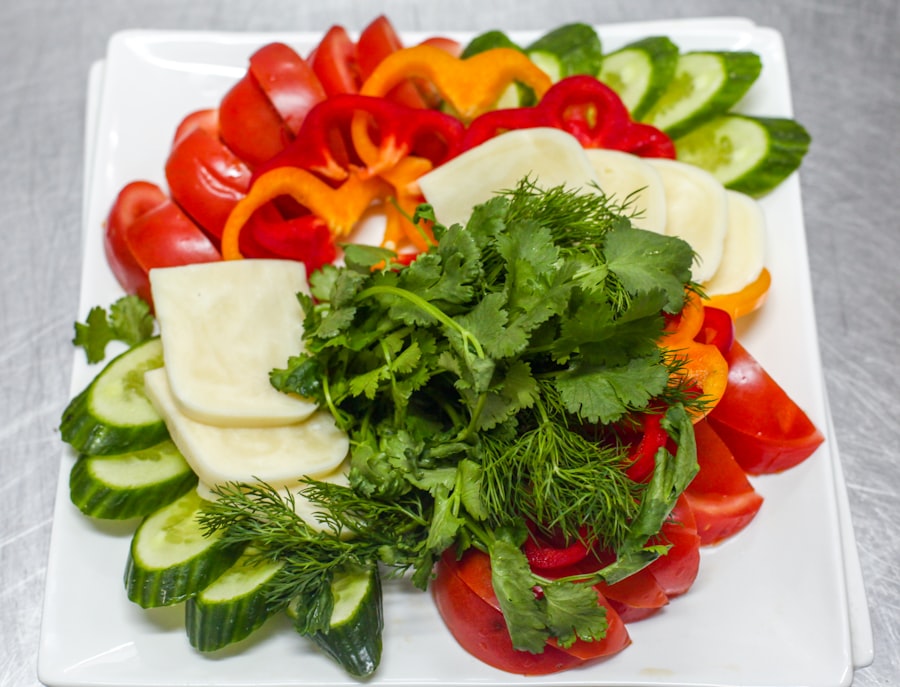 Vegetable platter