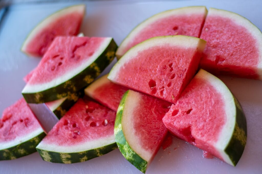 Photo Sliced melons
