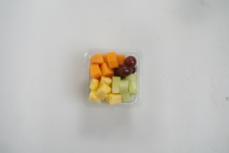 Photo salad fruits