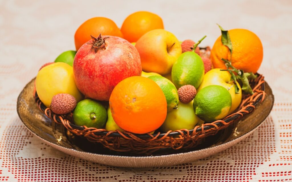Photo catering fruits