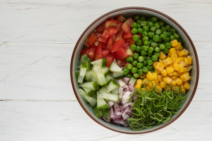 salad bar vegetables
