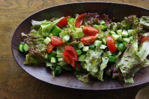 Photo salad bar vegetables