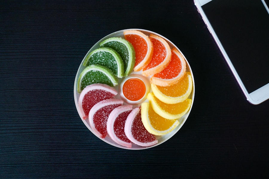 Photo fruit office jellies